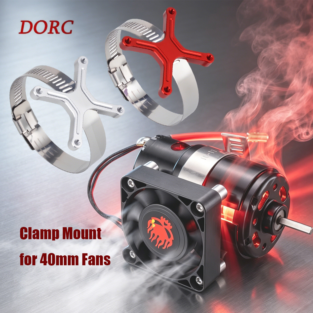 Rc Hobby Engine - Supporto Universale Regolabile per Ventola 30-49mm
