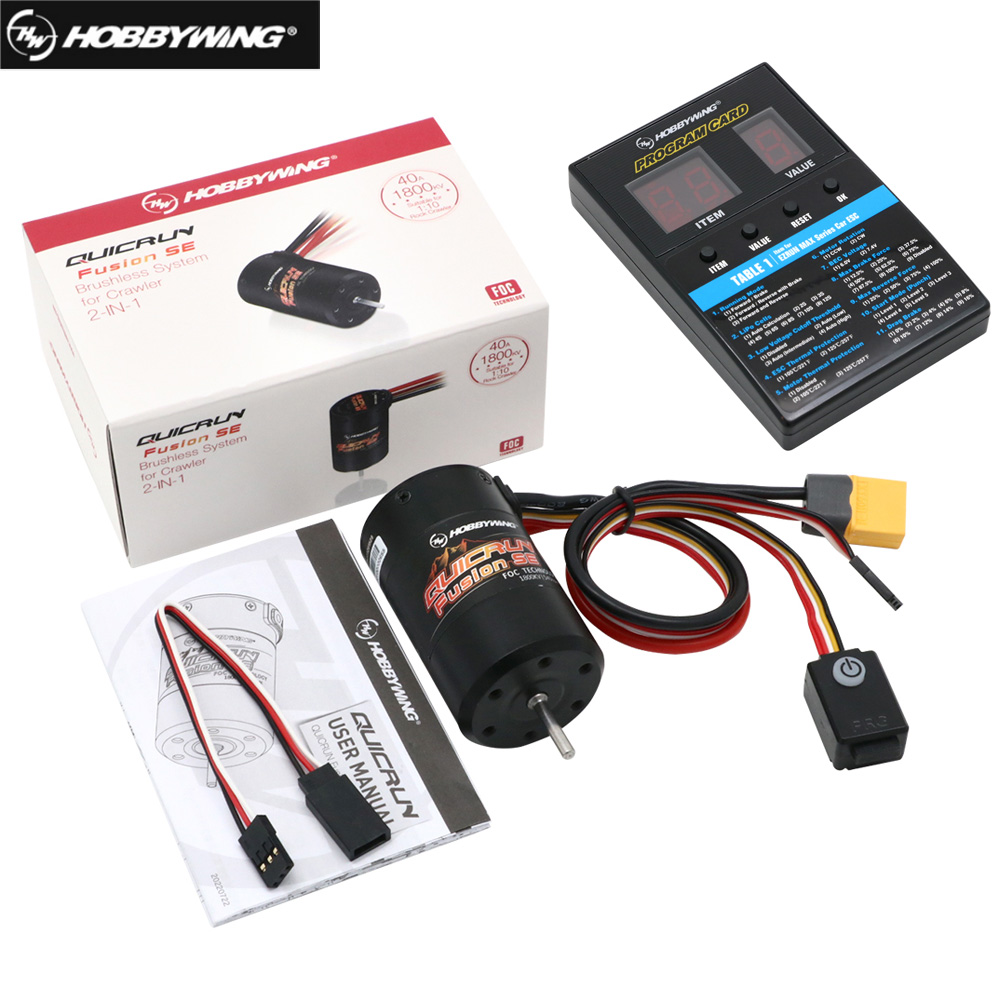 Rc Hobby Engine - Hobbywing QuicRun Fusion SE 1200KV/1800KV Motore