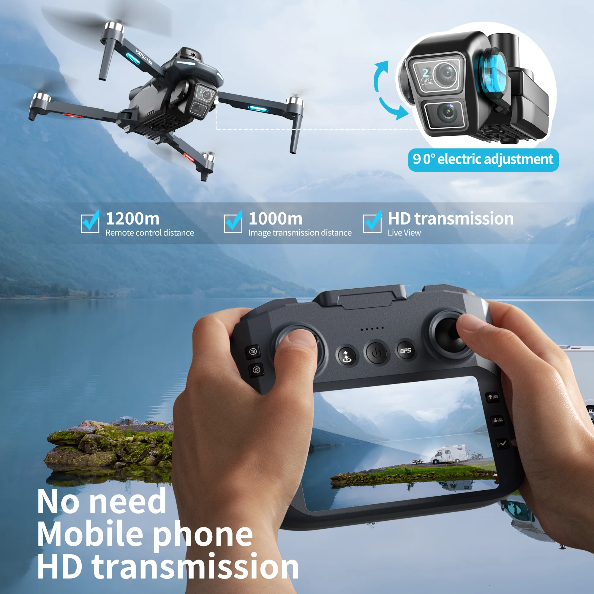 Drone Originale XT606 Professi - Rc Hobby China recensione e prezzo